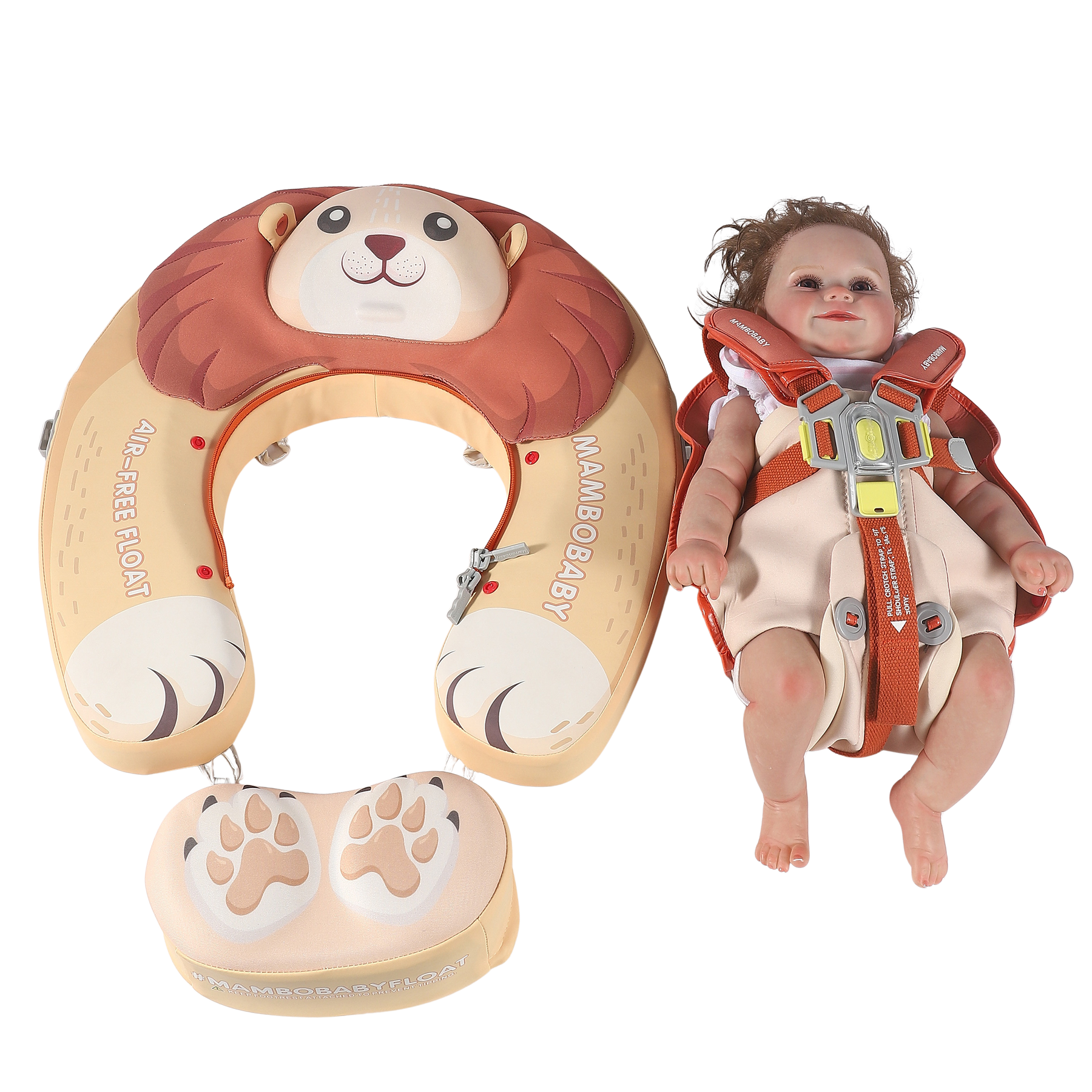 Boia MamboBaby Elefante 2 em 1 Premium Edition (3 meses a 3 anos)