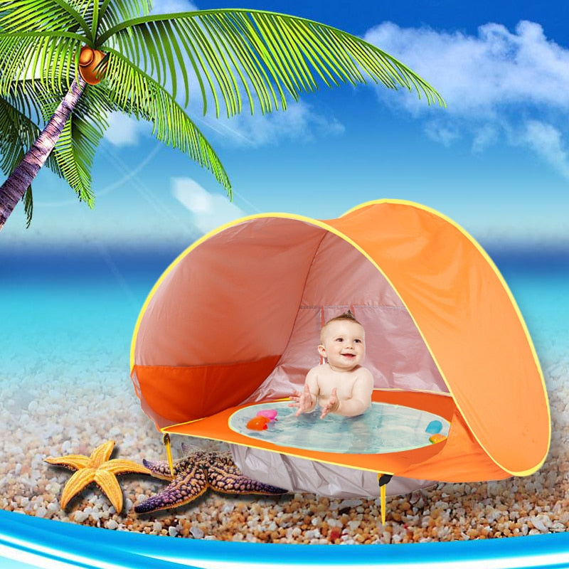 Piscina de Praia e Jardim Com Proteção FPU 50+