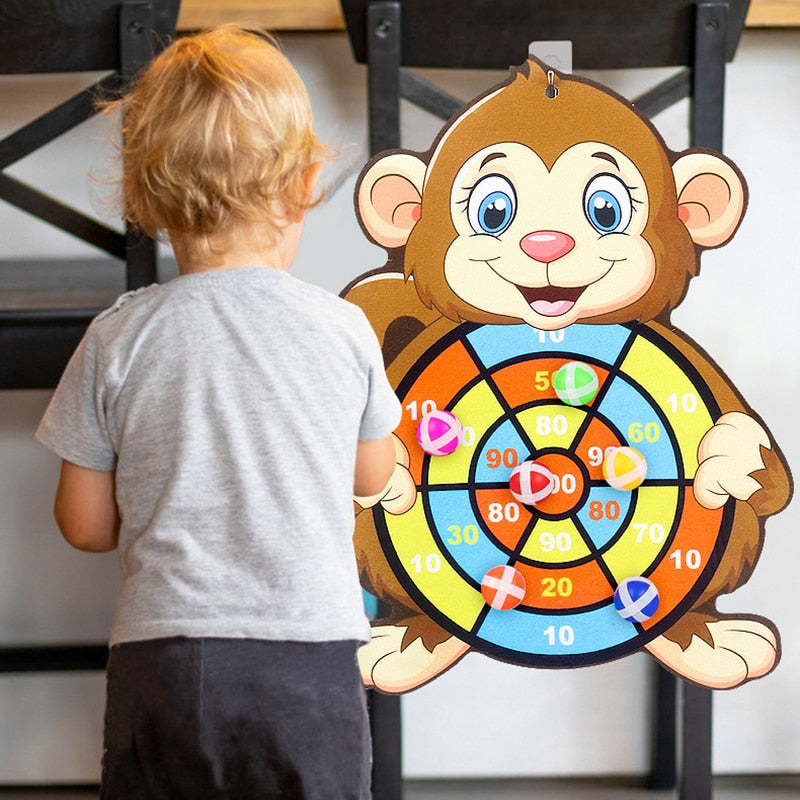Kit Montessori Arco e Flecha Tiro ao Alvo